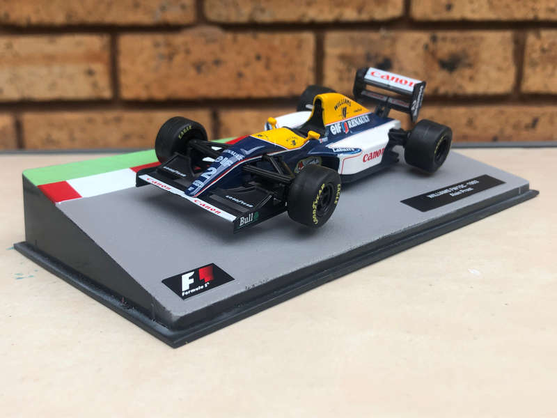 Williams FW15C, 1993 (#2, Alain Prost) model + magazine
