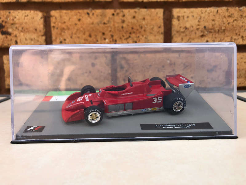 Alfa Romeo 177, 1979 (#35, Bruno Giacomeli) + magazine