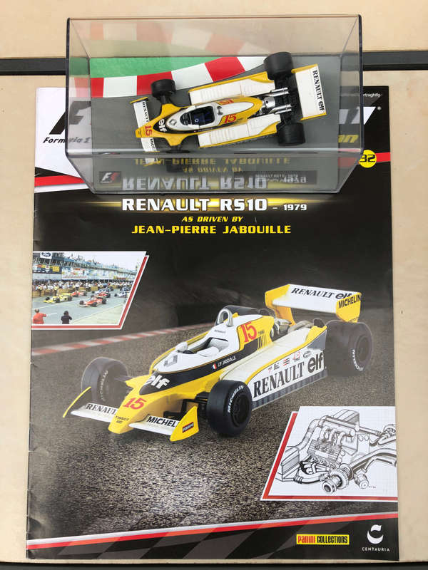 Renault RS10, 1979 (#15, Jean-Pierre Jabouille) + magazine