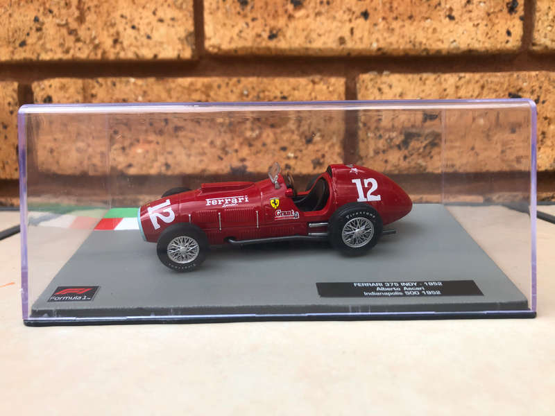 Ferrari 375 - Indy, 1952 Indianapolis GP (#12, Alberto Ascari) + magazine