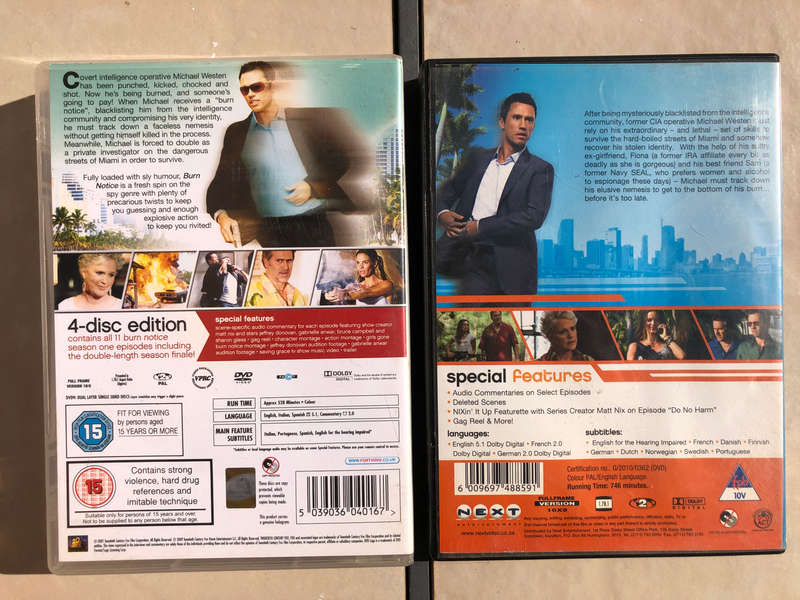 Burns Notice, Seasons 1 -2 DVD Bundle