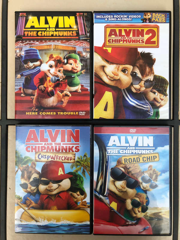 Alvin & The Chipmunks Film Franchise DVD Bundle