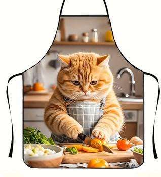 APRON ( COOKING CAT )