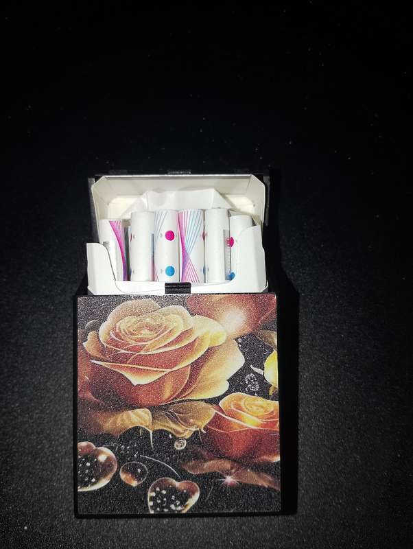 CIGARETTE BOX HOLDER ( ROSE DESIGN )