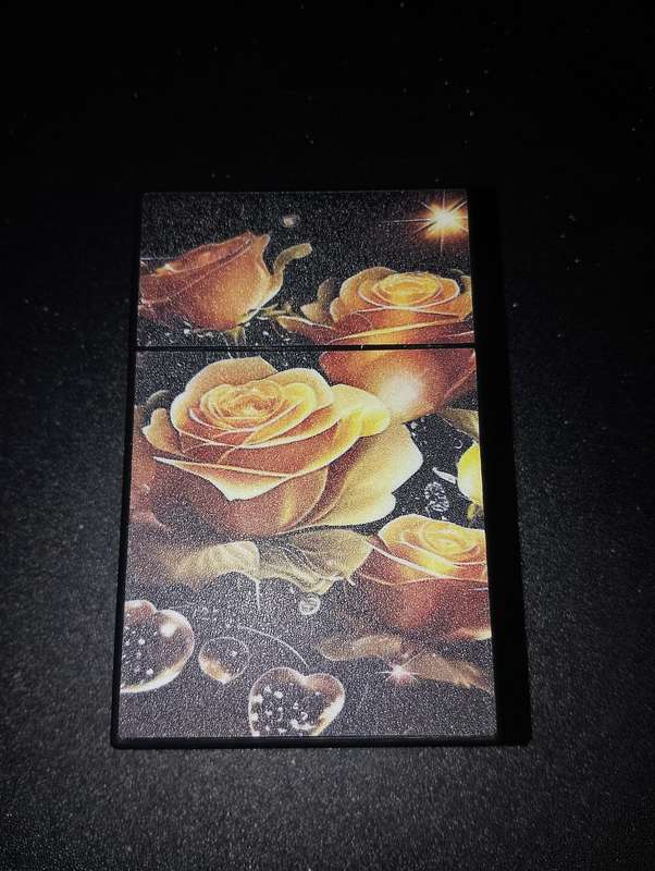 CIGARETTE BOX HOLDER ( ROSE DESIGN )