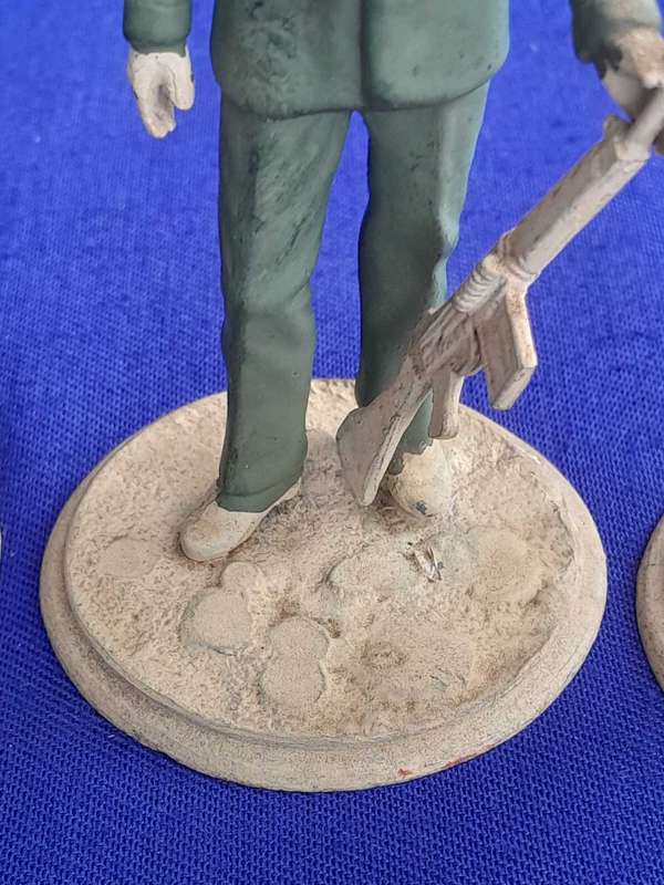 J Benassi Rare Vintage Lead Soldiers - 11cm - Set of three