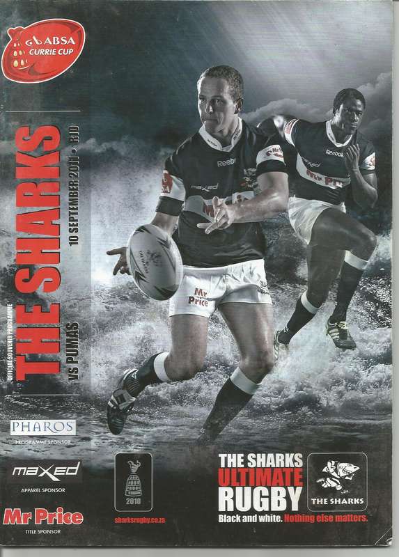 Mint Collectable Sharks Rugby Programmes x 3