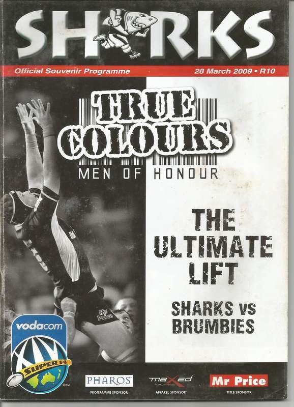 Collectable Sharks -True Colours - Programmes x 4 in Mint Condition