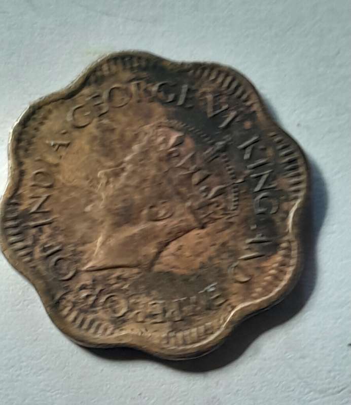 Ceylon 10 Cent coin  1944