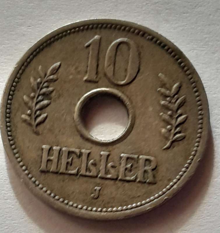 German East Africa 1909 10 Heller Coin