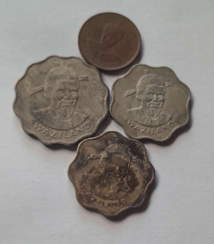 4 x Swaziland Coins