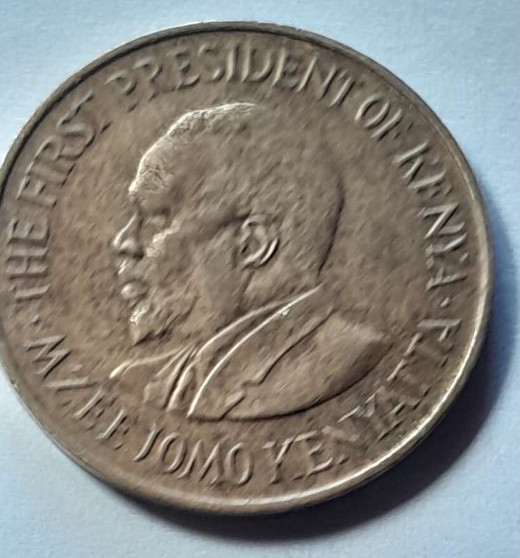 Kenya Five Cent Coin - 1971