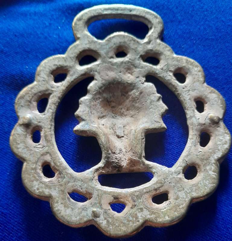 Vintage Single Horse Brasses - Set of Two