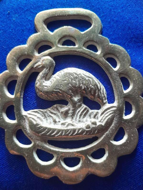 Vintage Single Horse Brasses - Set of Two