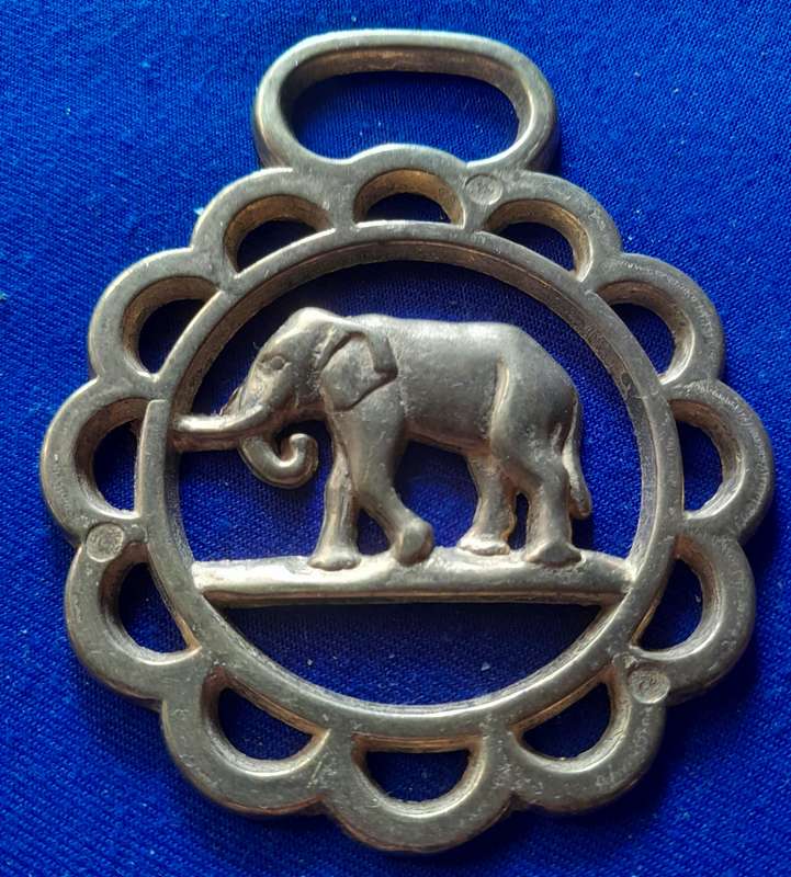 Vintage Single Horse Brasses  - Elephant