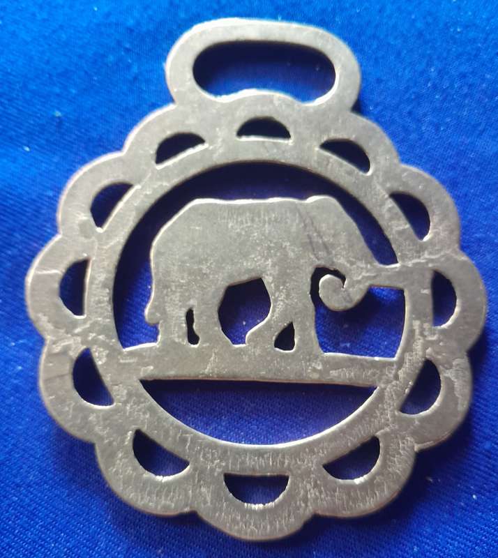 Vintage Single Horse Brasses  - Elephant