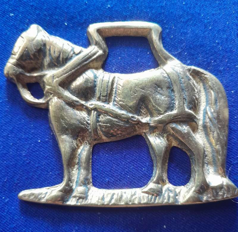 Nice Collection of Five Vintage Horse Motif Single Horse Brasses