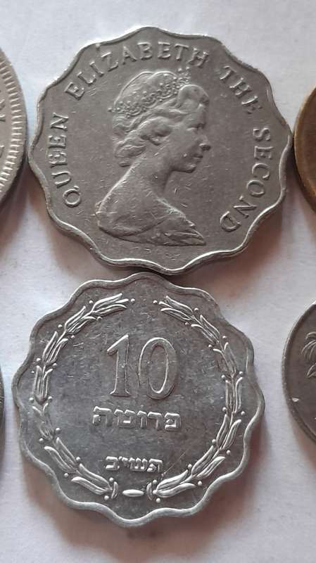 Assorted International Coins - 6 Coins