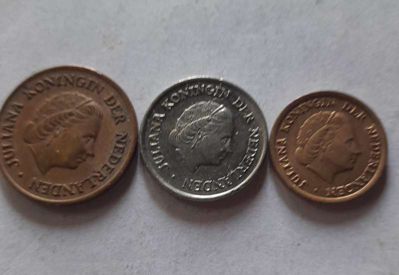 3 x Netherlands Coins