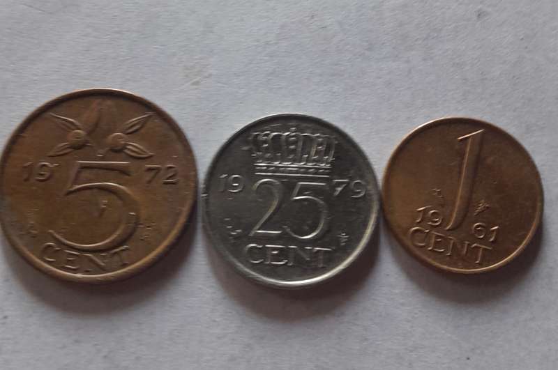 3 x Netherlands Coins