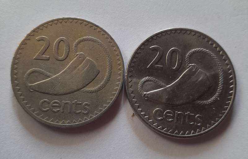 1969 and 1987 20 Cent Coins