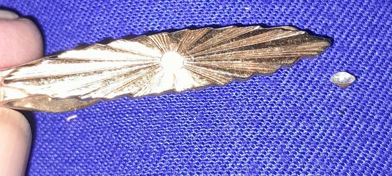 Vintage Cufflinks and  Tie clip plus small diamond chip?