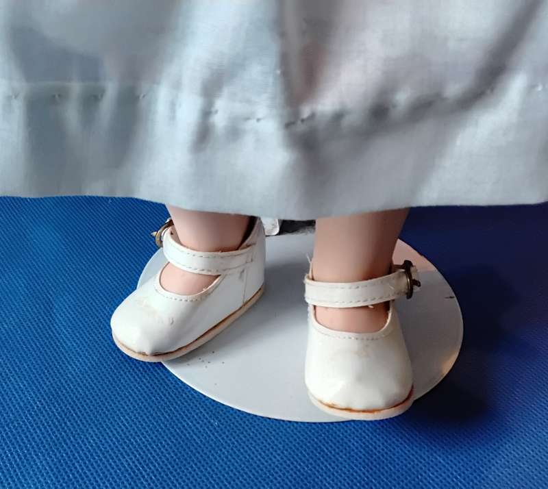 Vintage Paul Collection Full Porcelain Body Doll on Stand