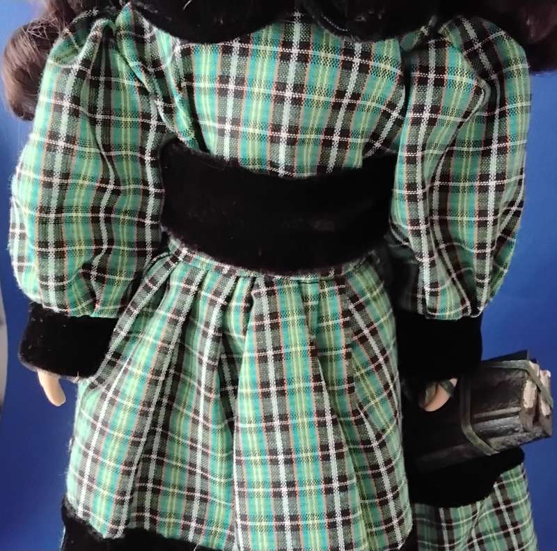 Vintage Porcelain Doll on Stand