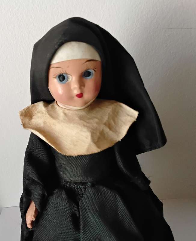 Vintage Composition Nun Doll c1959's - Small
