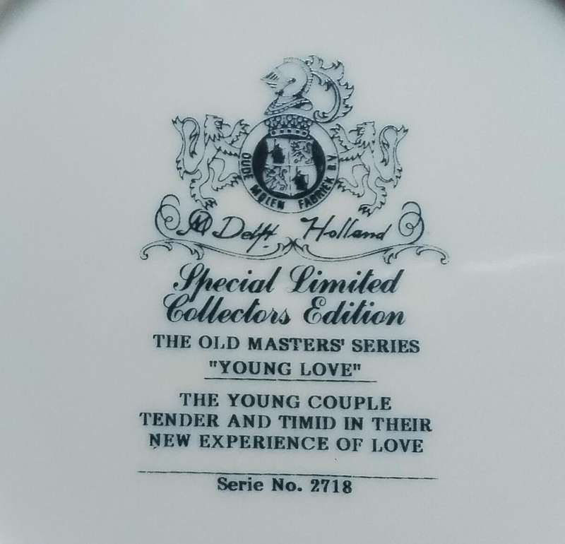 Oude Molen Fabriek  Delft Holland special Limited Collectors Edition - The Old Masters Series