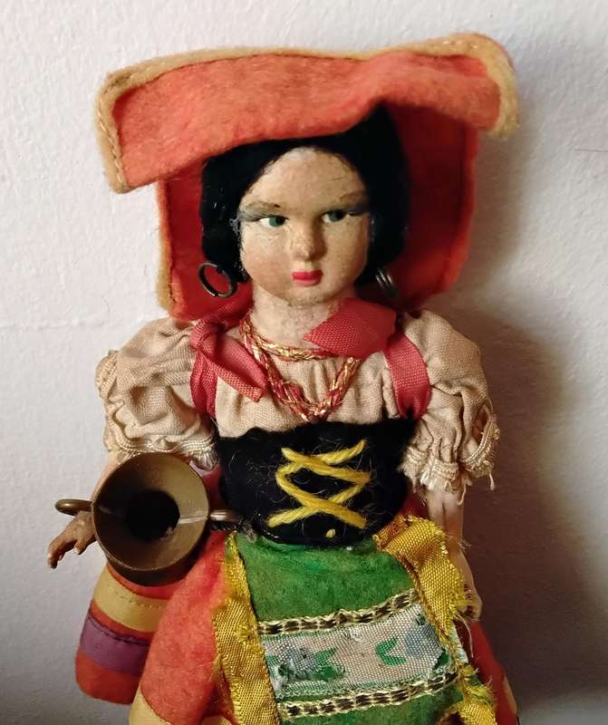 Assorted souvenir and Miniature Dolls