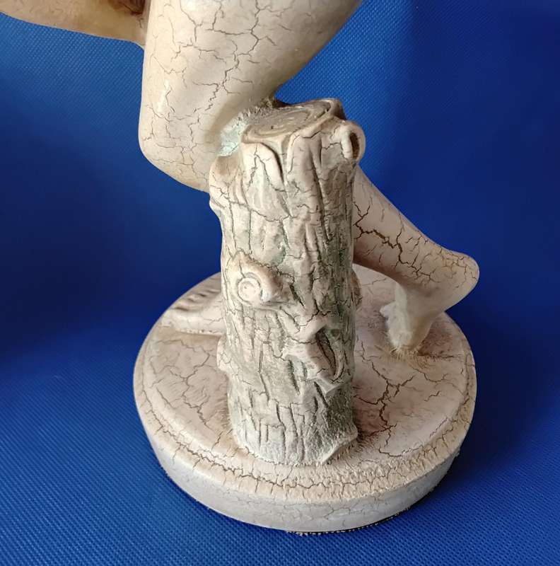 Vintage Resin Reproduction Greek Sculpture "Discobolus" - The Discus Thrower