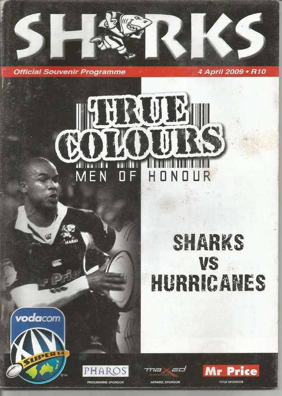 Collectable Sharks - True Colours - programmes x 4