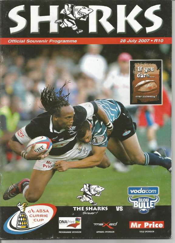 Collectable Sharks  Rugby Programmes x 3 Mint Condition