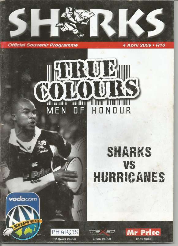 Collectable Sharks True Colours Rugby Programmes x 4 in Mint condition