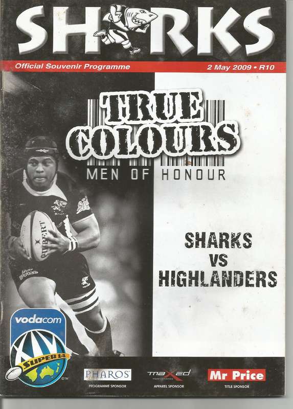 Collectable Sharks -True Colours - Programmes x 4 in Mint Condition