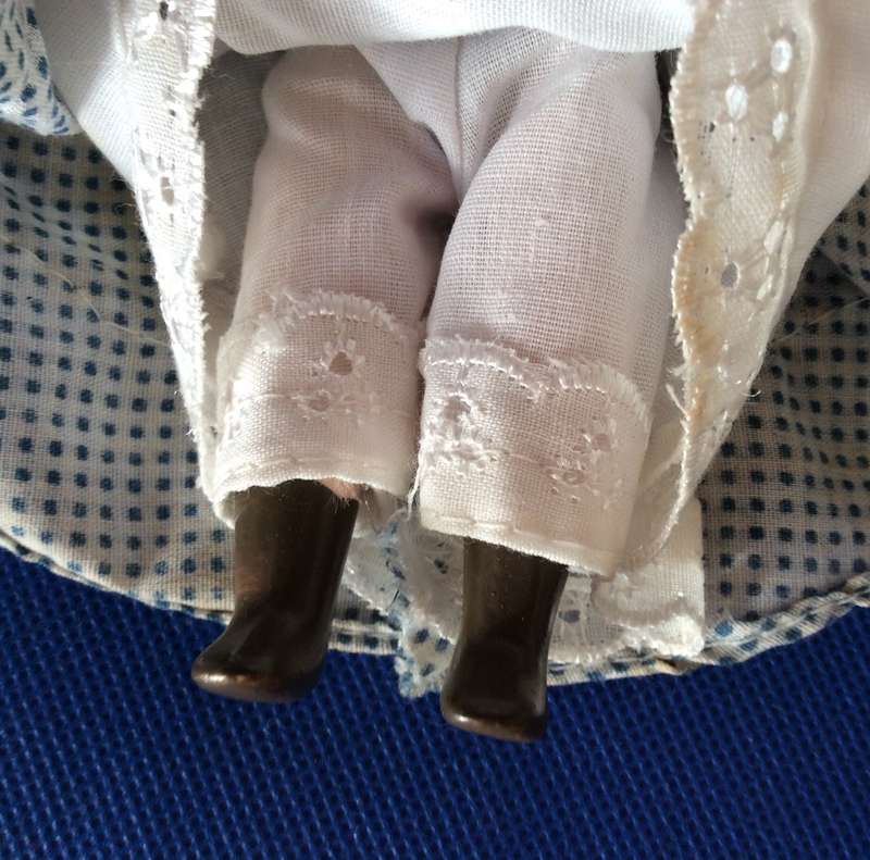 Two Small Full Porcelain Body Dolls