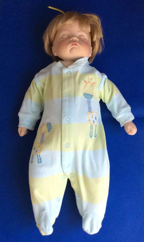 Sleeping Baby Porcelain Doll