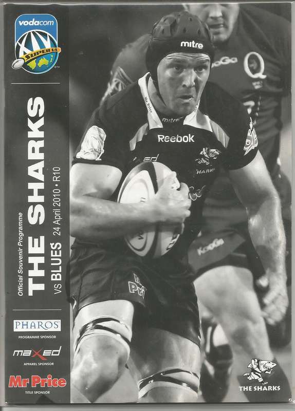 Collectable Sharks Rugby Programmes x 6 Mint condition