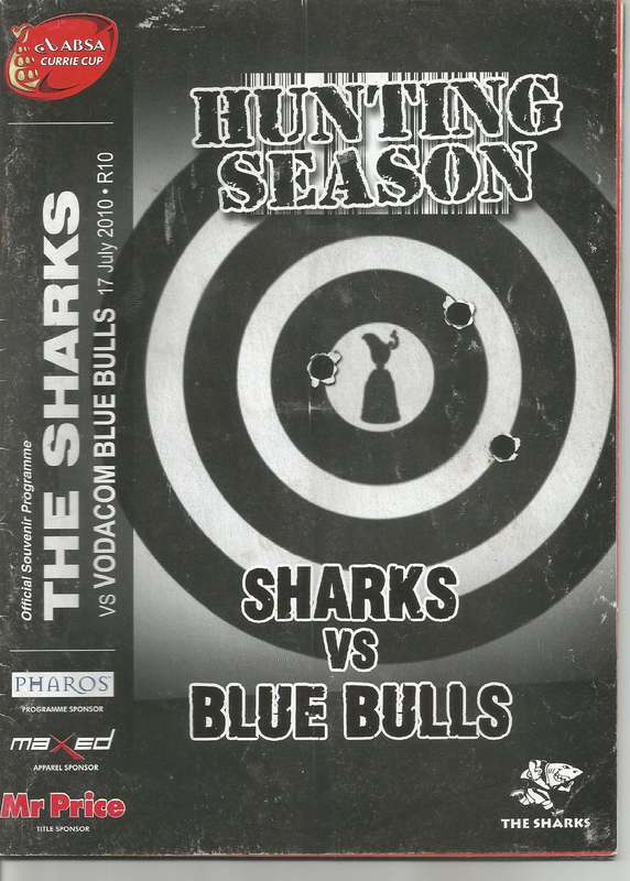Collectable Sharks Rugby Mint condition Programmes x 4