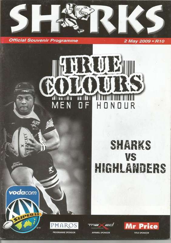 Collectable Sharks True Colours Rugby Programmes x 4 in Mint condition