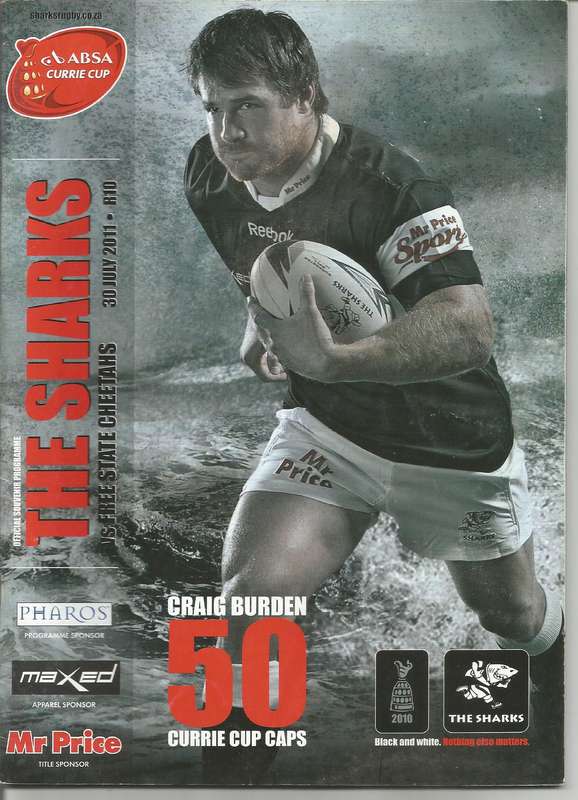 Collectable Sharks Rugby Programmes  - Fifty Caps - in Mint Condition