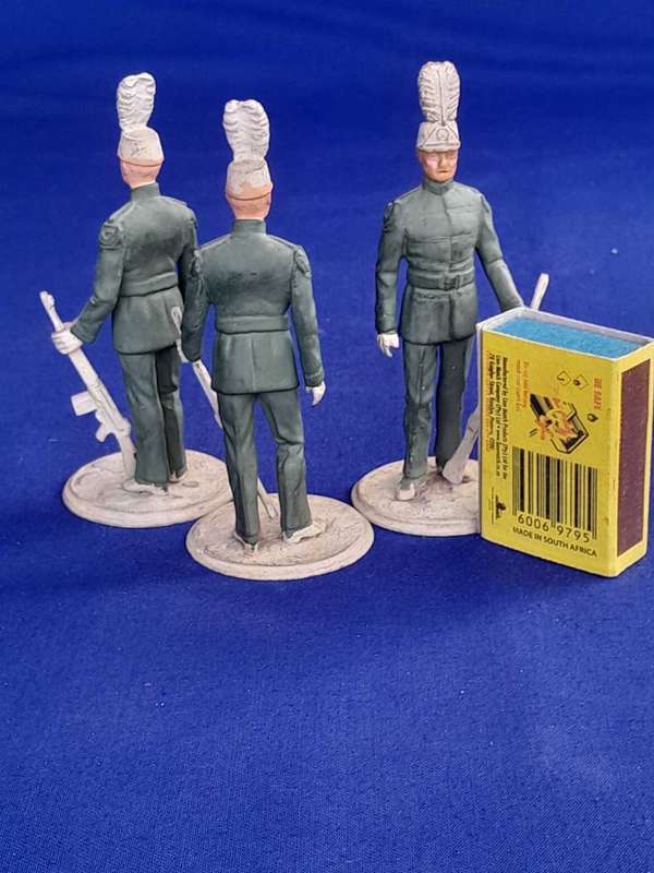 J Benassi Rare Vintage Lead Soldiers - 11cm - Set of three