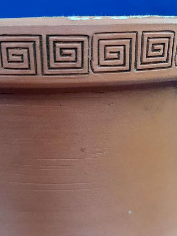Vintage Chinese Yixing Terracotta Dragon Vase