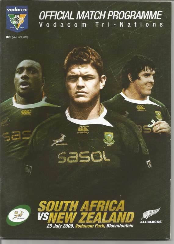 Collectable South Africa vs New Zealand Rugby Programmes x 4 in Mint Condition