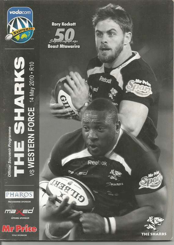 Collectable Sharks Rugby Programmes  - Fifty Caps - in Mint Condition