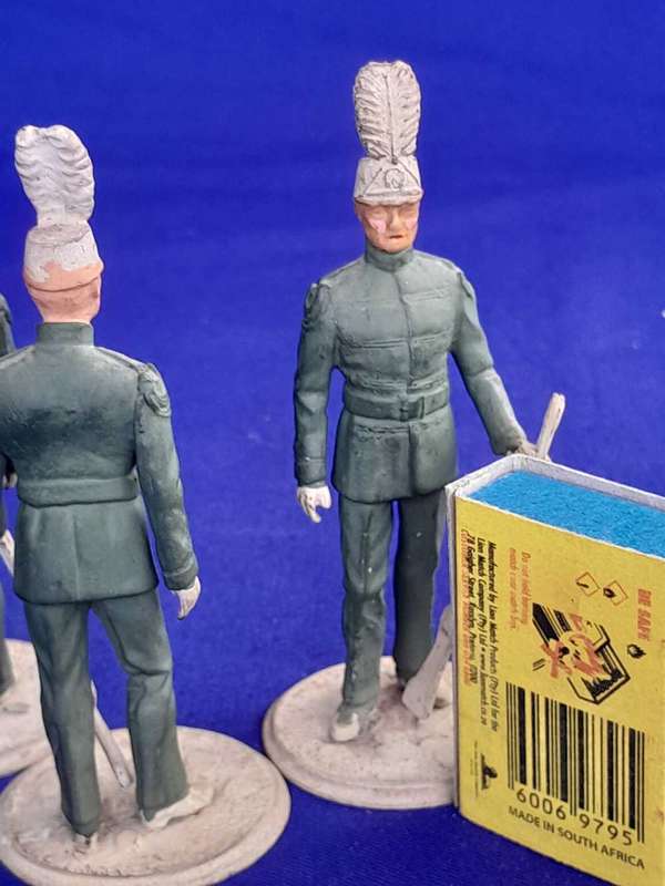 J Benassi Rare Vintage Lead Soldiers - 11cm - Set of three
