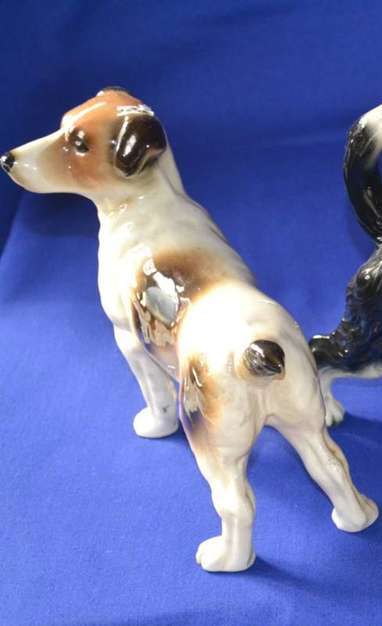 Porcelain Dog Ornament