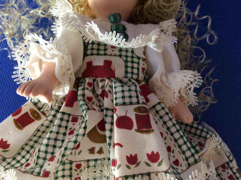 Two Small Full Porcelain Body Dolls