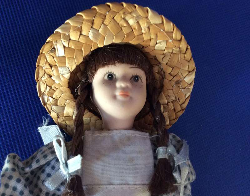 Two Small Full Porcelain Body Dolls